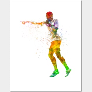 Sports referee in watercolor Posters and Art